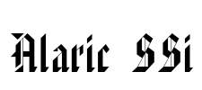 Alaric SSi Font Image