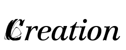 Creation Font Image