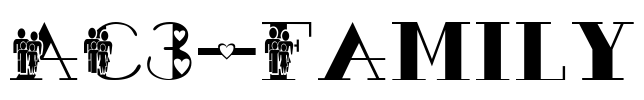 AC3-Family Font Image