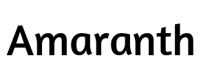 Amaranth Font Image