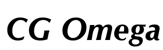 CG Omega Font Image