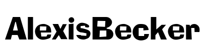 AlexisBecker Font Image