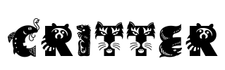 Critter Font Image