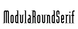 ModulaRoundSerif Font Image