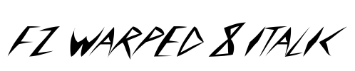 FZ WARPED 8 ITALIC