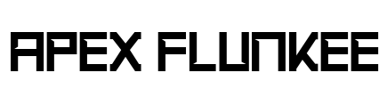 Apex Flunkee Font Image