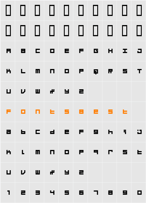 Micro Character Map