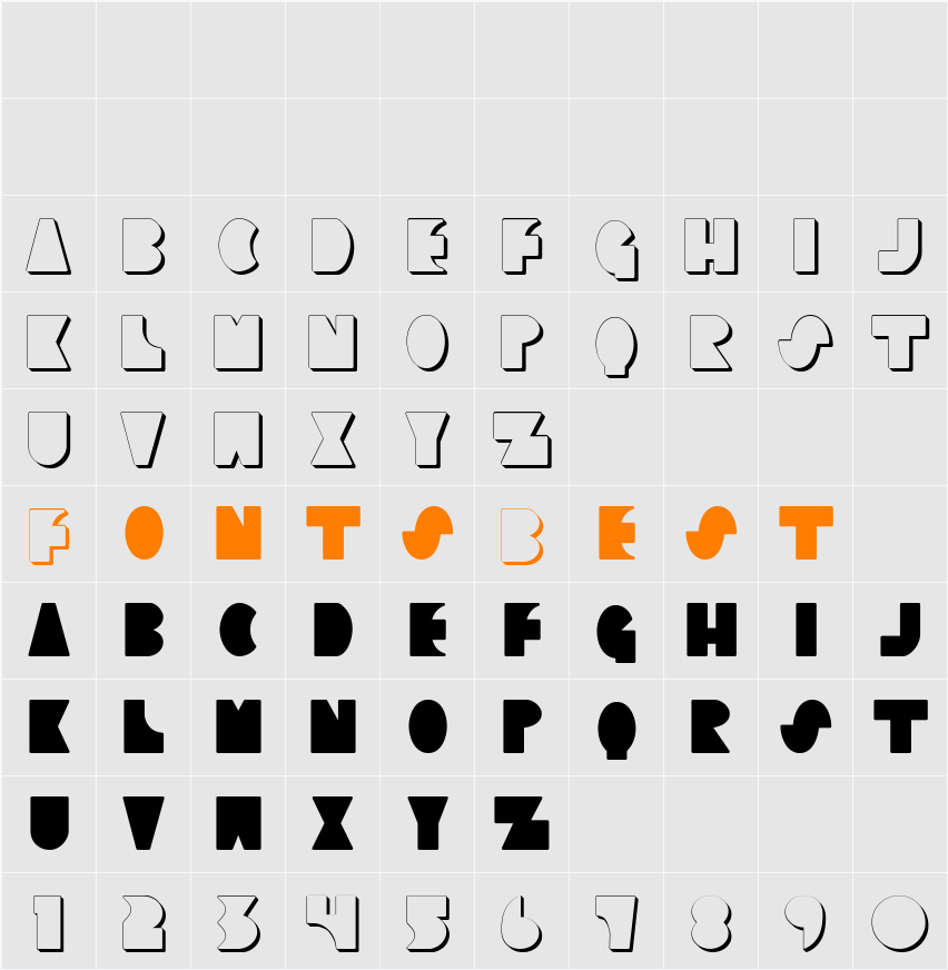 CLIMAXED Character Map