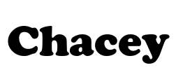 Chacey Font Image