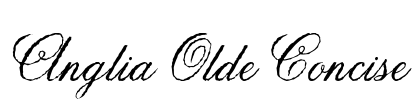 Anglia Olde Concise Font Image