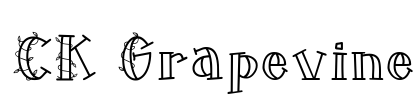 CK Grapevine Font Image