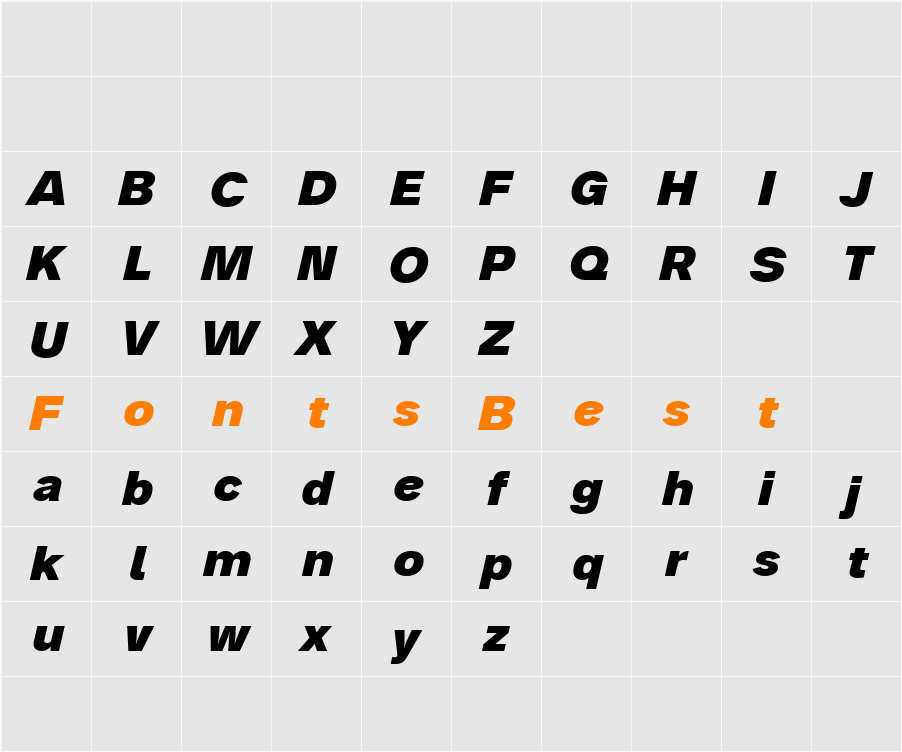 Analogue Reduced Character Map