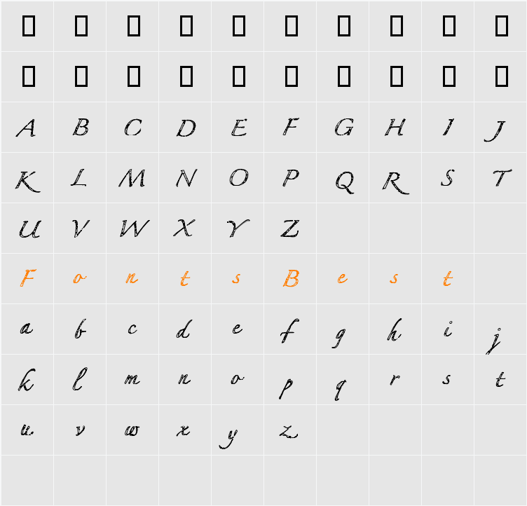 CF MyBestFriend Character Map