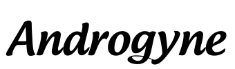 Androgyne Font Image