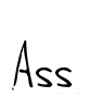 Ass Font Image