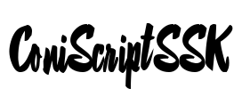 ConiScriptSSK Font Image