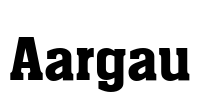 Aargau Font Image