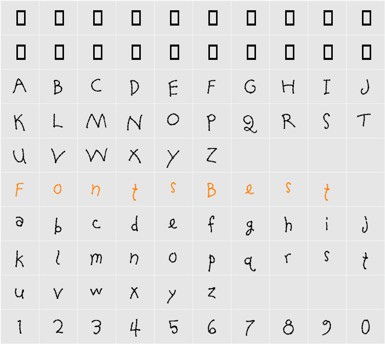 AL Amusement Character Map