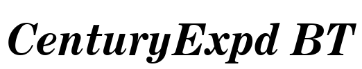 CenturyExpd BT Font Image