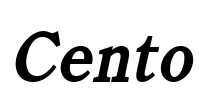 Cento Font Image