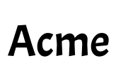 Acme Font Image