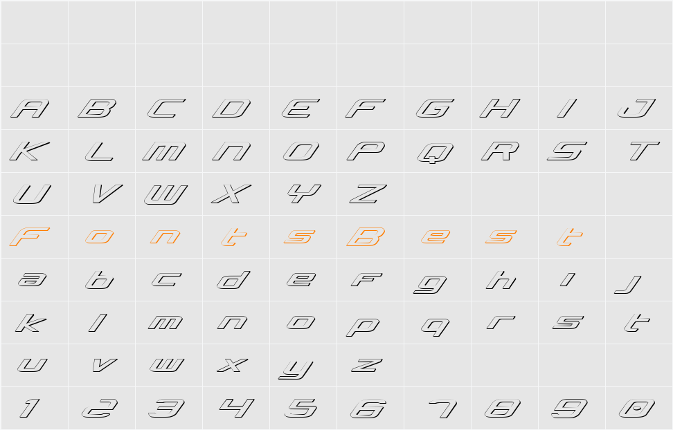 Concielian 3D Character Map