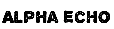 Alpha Echo Font Image