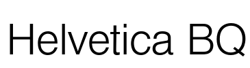 Helvetica BQ Font Image