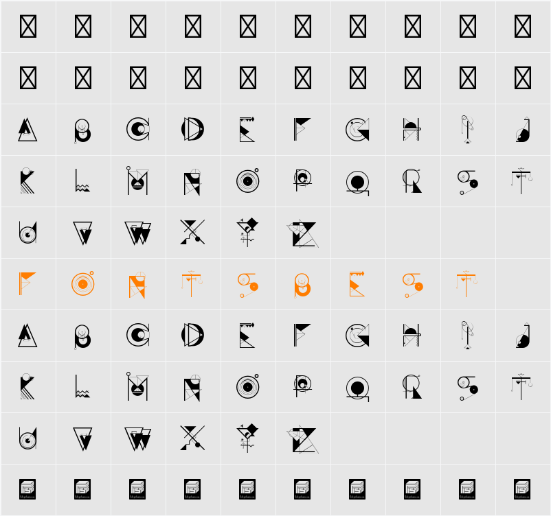 AWAKEMIND Character Map