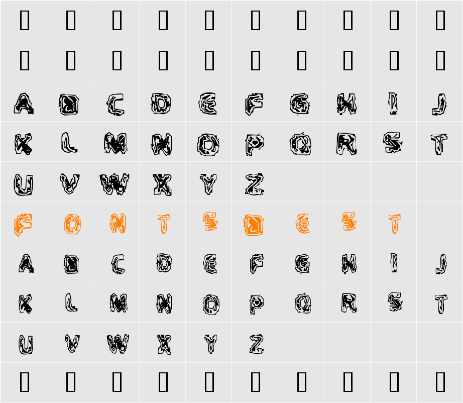 Critical Mass Character Map