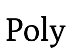 Poly Font Image