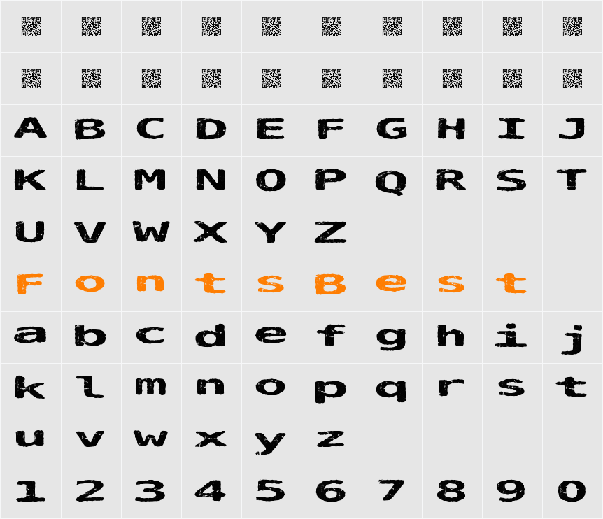 CanOpener Character Map