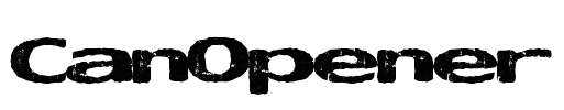 CanOpener Font Image