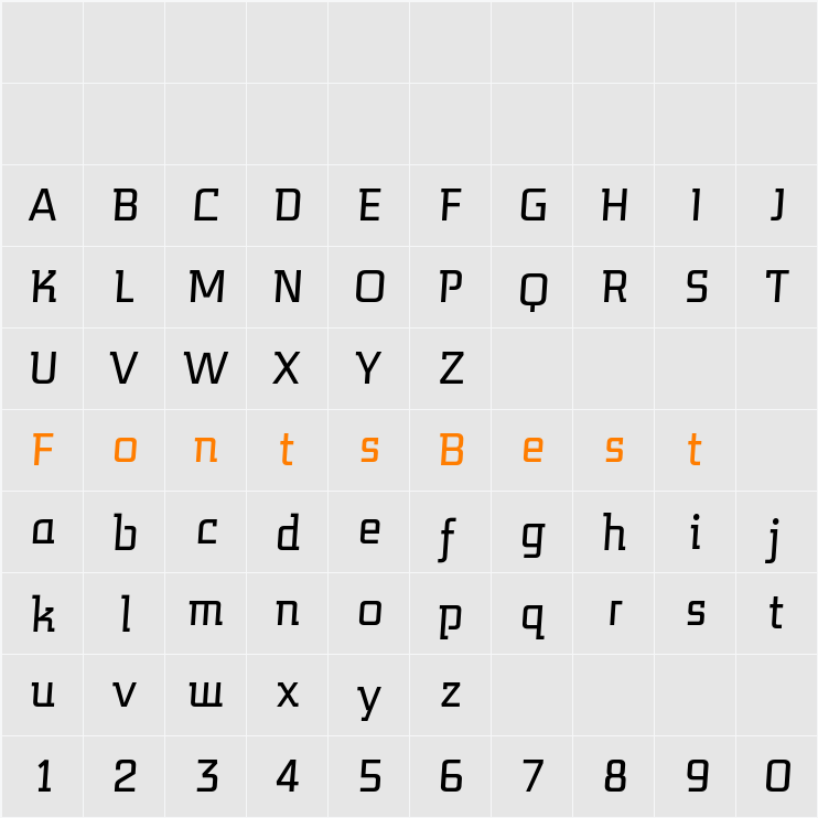 MidnightKernboy Character Map