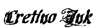 Cretino Ink Font Image