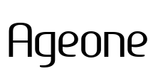 Ageone Font Image