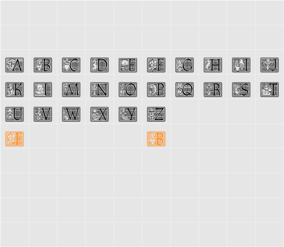 CgAthenaeumInitialPositive Character Map