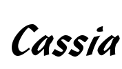 Cassia Font Image