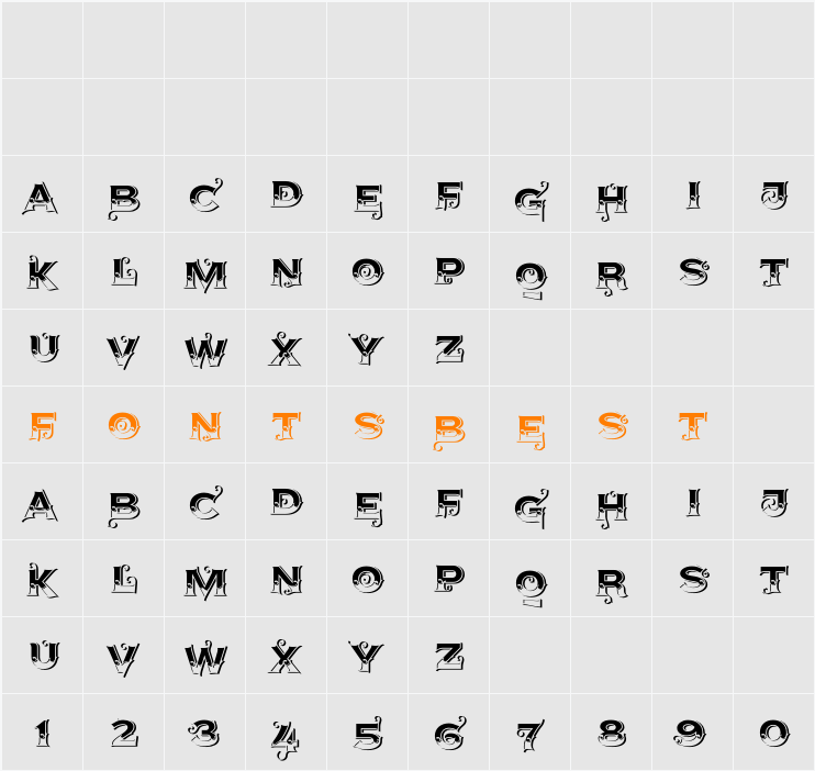 AgreloyS1 Character Map