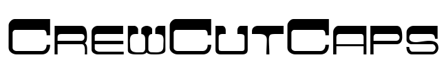 CrewCutCaps Font Image