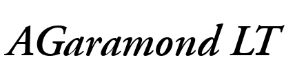 AGaramond LT Font Image