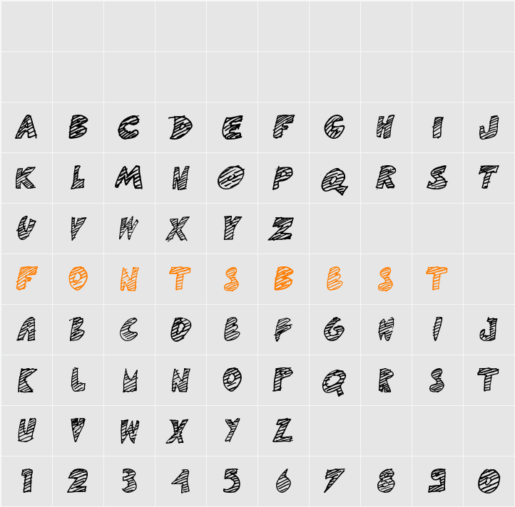 DF-GameOver Character Map