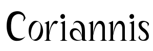 Coriannis Font Image