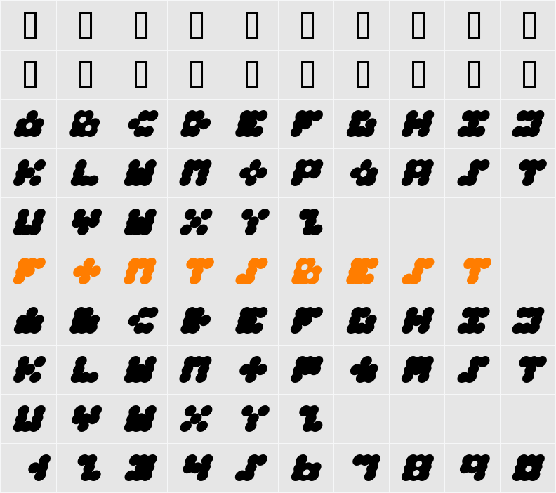 Apollo9 Character Map