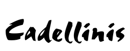 Cadellinis Font Image