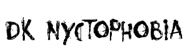 DK Nyctophobia Font Image