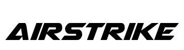 Airstrike Font Image