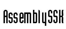 AssemblySSK Font Image