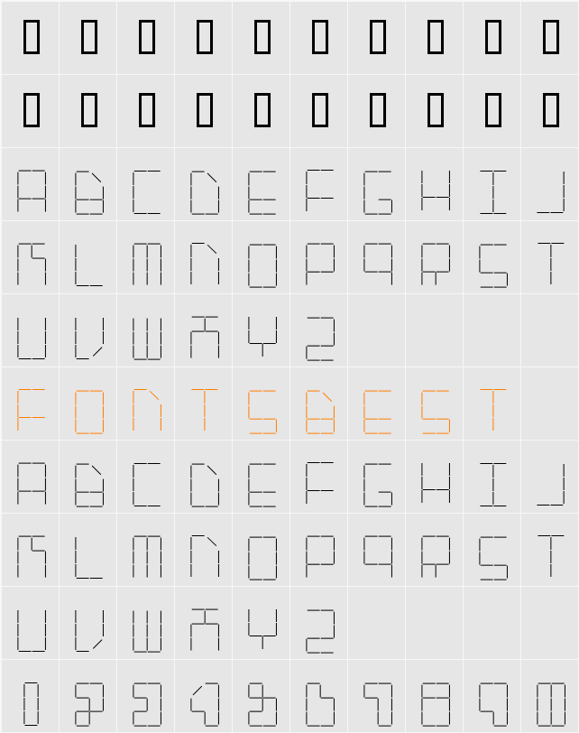 AI stapler Character Map