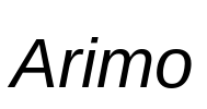 Arimo Font Image